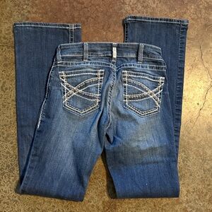 Ariat Women's Dark Blue Boot Cut R.E.A.L. Denim 30XL